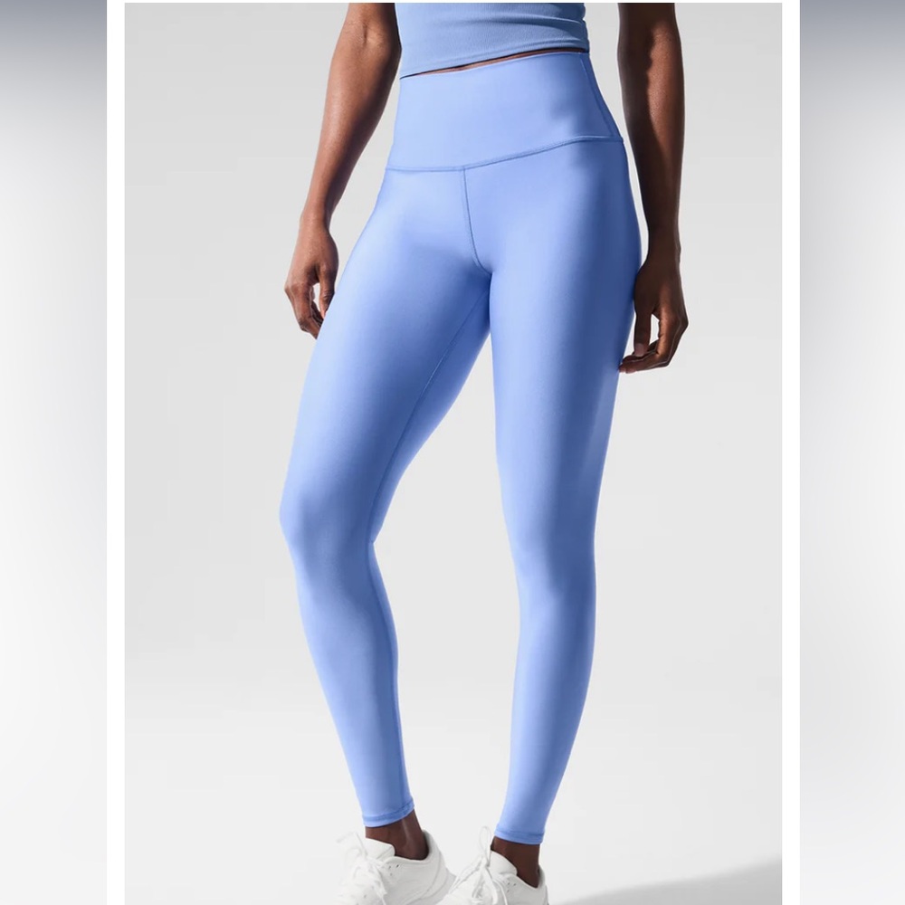 NWOT ALO Yoga Airlift Crystal Blue HR Leggings XS